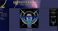 Desktop Screenshot of immortals.zenblue.net